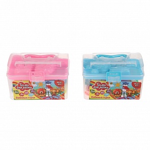 Набор теста для лепки – Союзмультфильм, 12 цветов по 21 грамм, 3 формы, глаза (MultiArt, 2118-CRT (72))